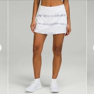 Lululemon Pace Rival Mid Rise Mini Skirt In Transverse Lilac Multi